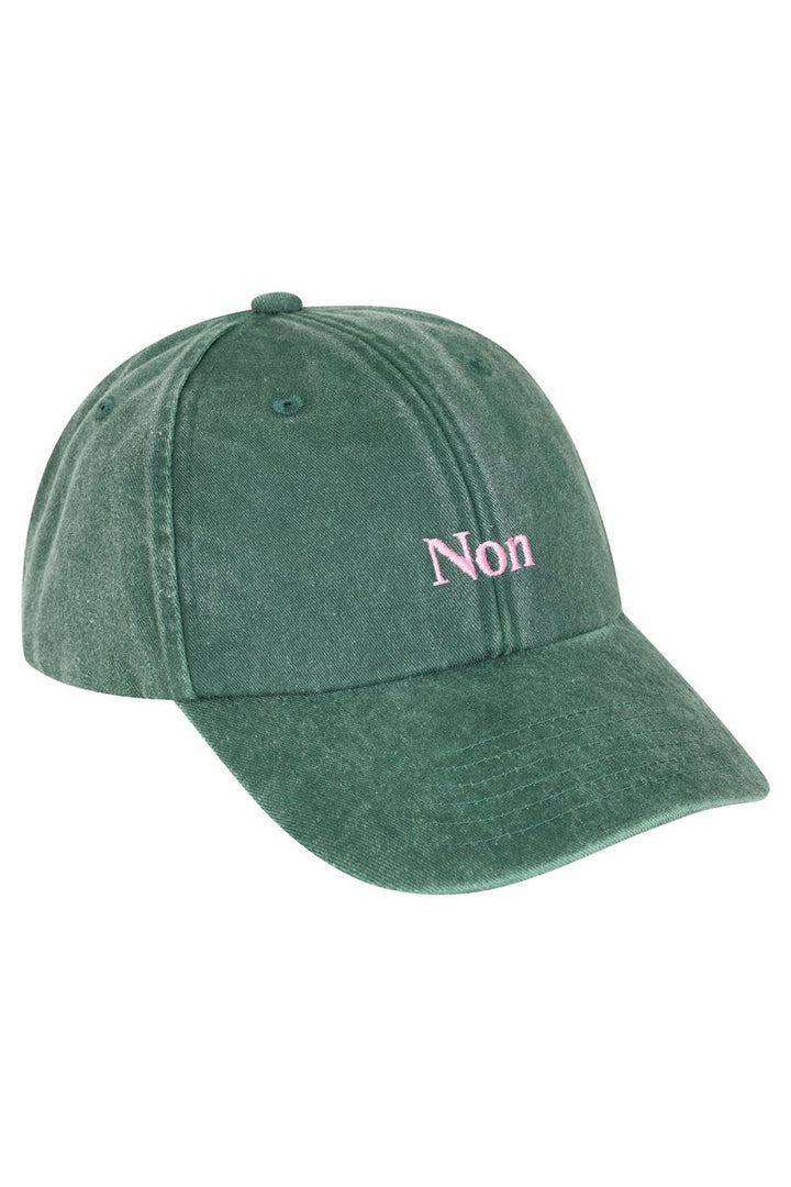 Non Baseball Cap - Black &amp; BeechStonewash Green