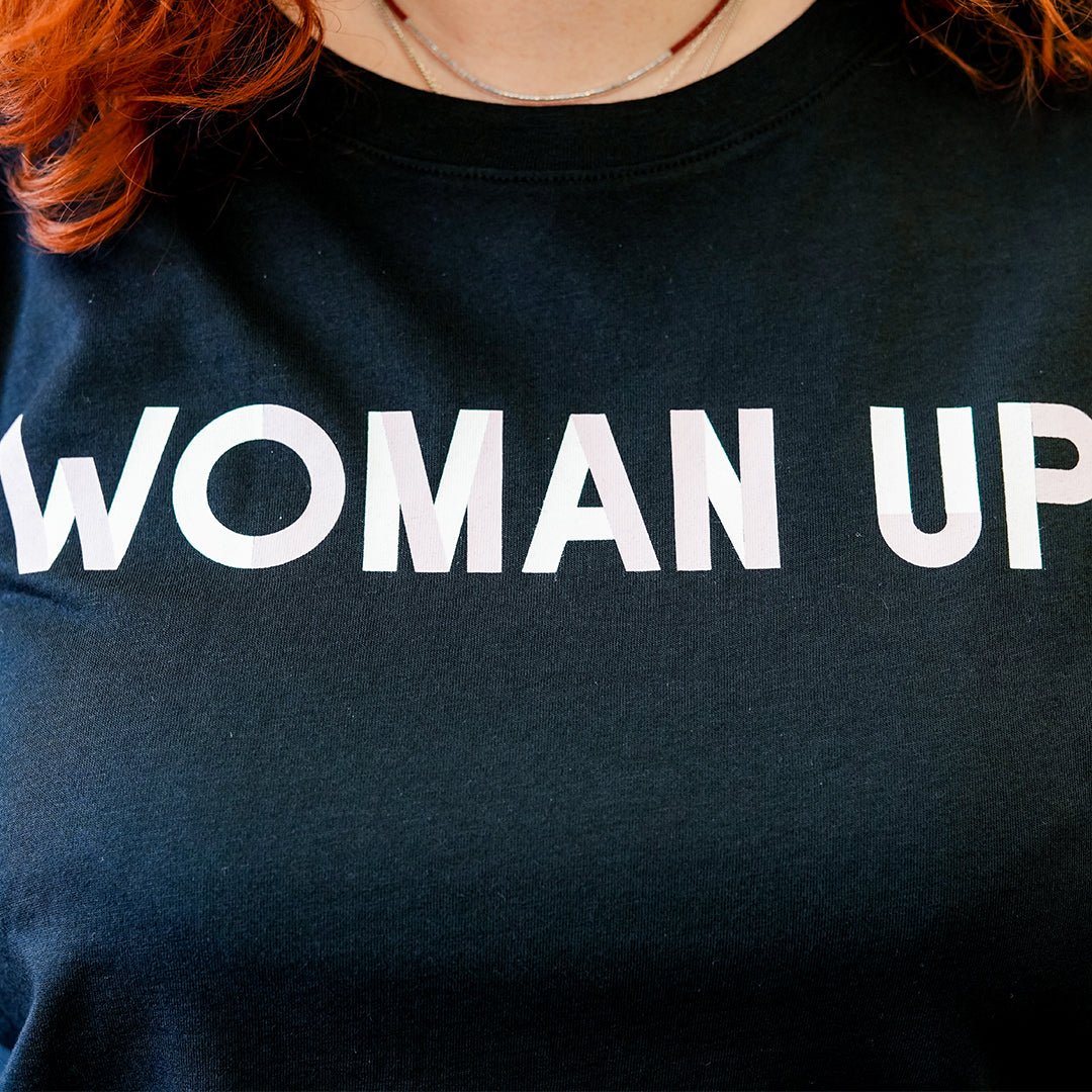 Woman Up T-shirt in Black - Black &amp; BeechXS