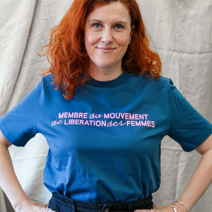 Membre du mouvement de libération des femmes T-Shirt in Deep Teal - Black &amp; BeechXS
