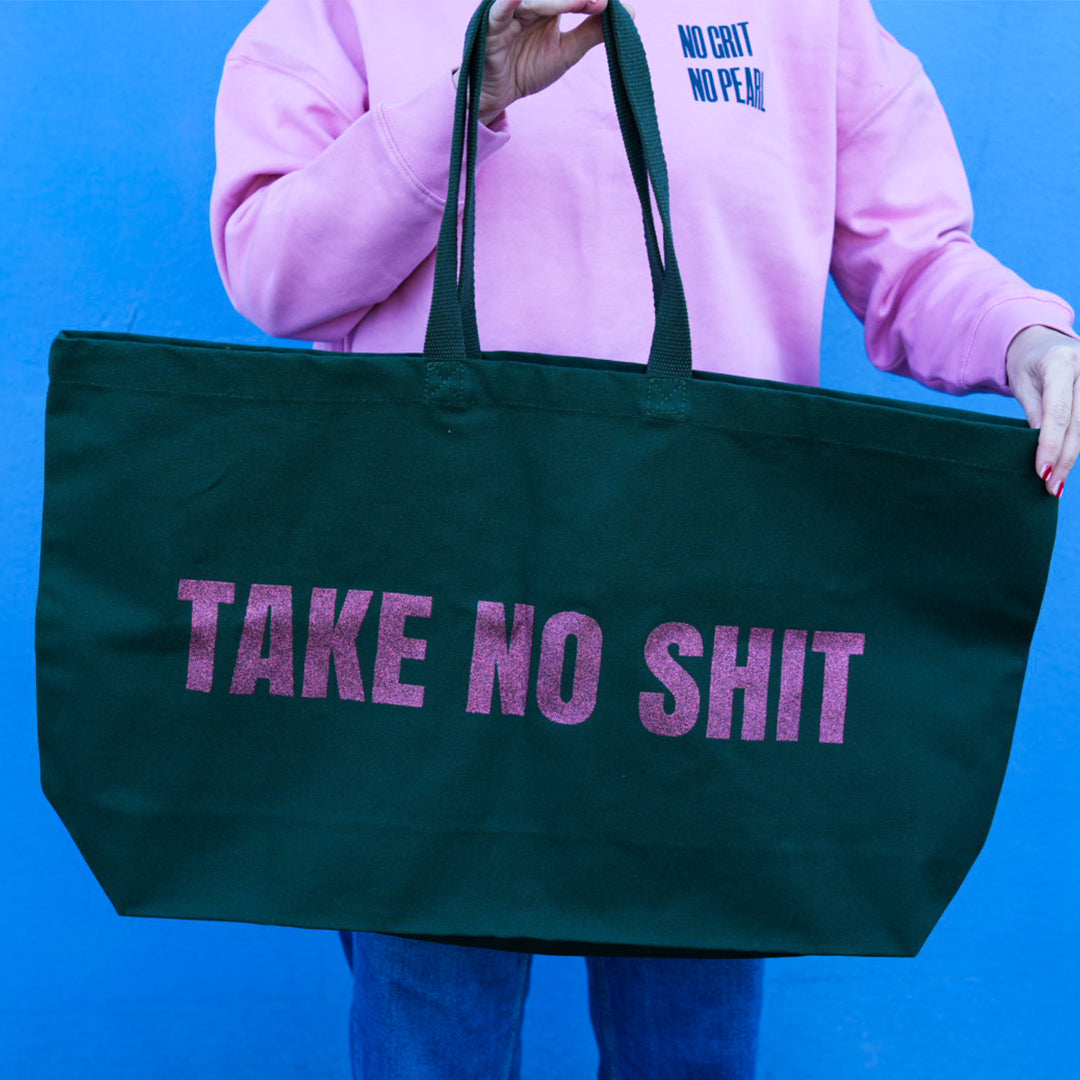 Do No Harm Take No Shit Massive Tote Bag