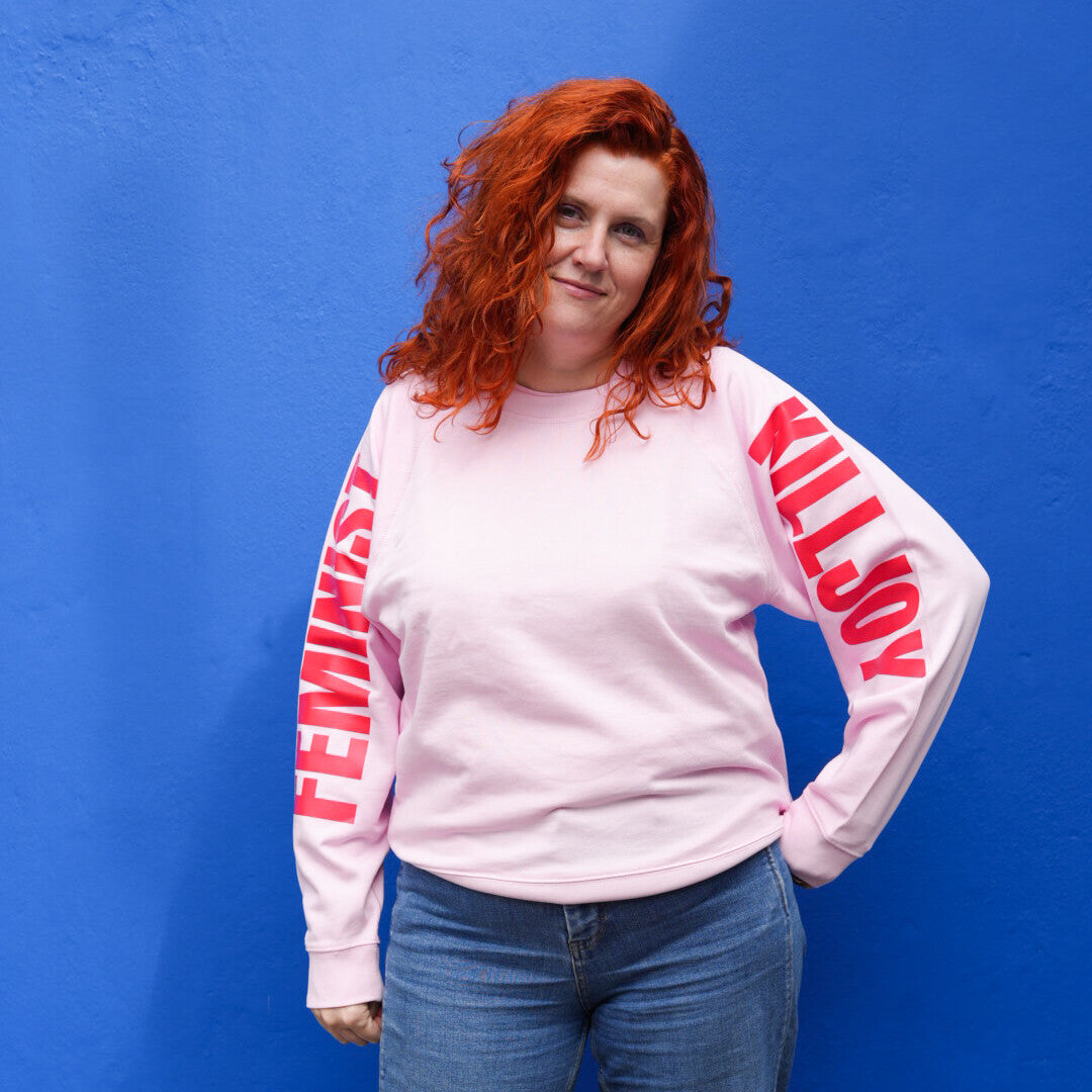 Feminist Killjoy Sweatshirt in Cotton Pink