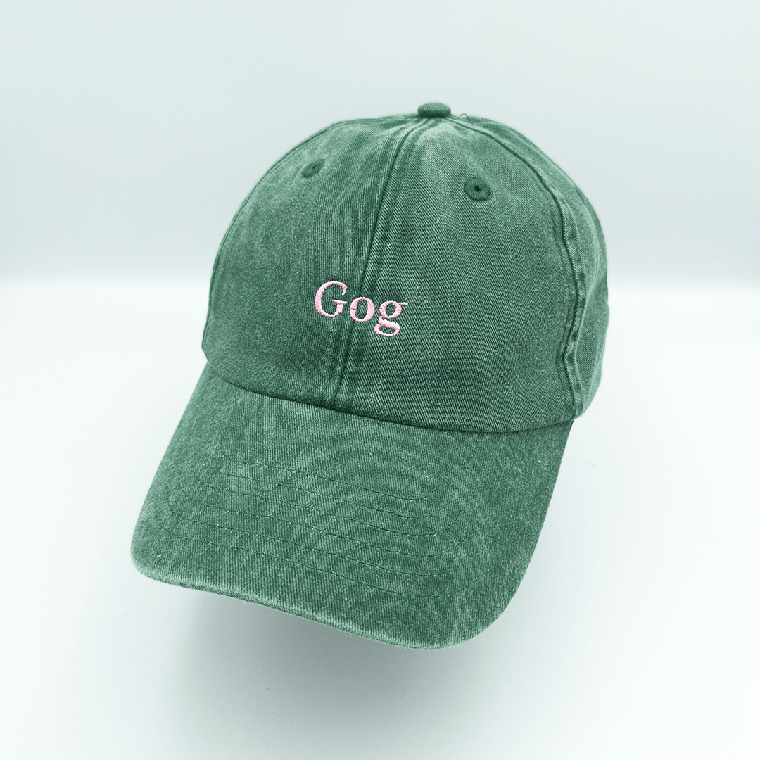 Gog Baseball Cap - Black &amp; BeechStonewash Green