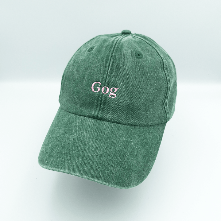 Gog Baseball Cap - Black &amp; BeechStonewash Green