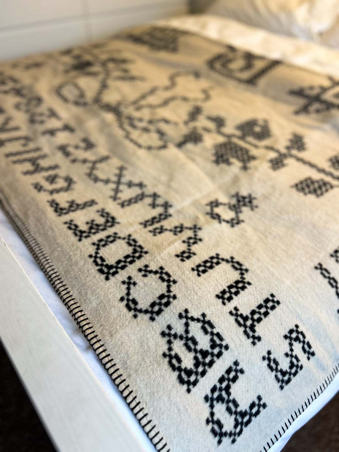 Feminist Cross Stitch Inspired Blanket