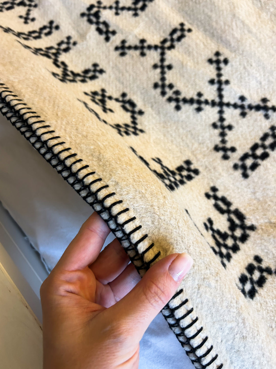 Feminist Cross Stitch Inspired Blanket