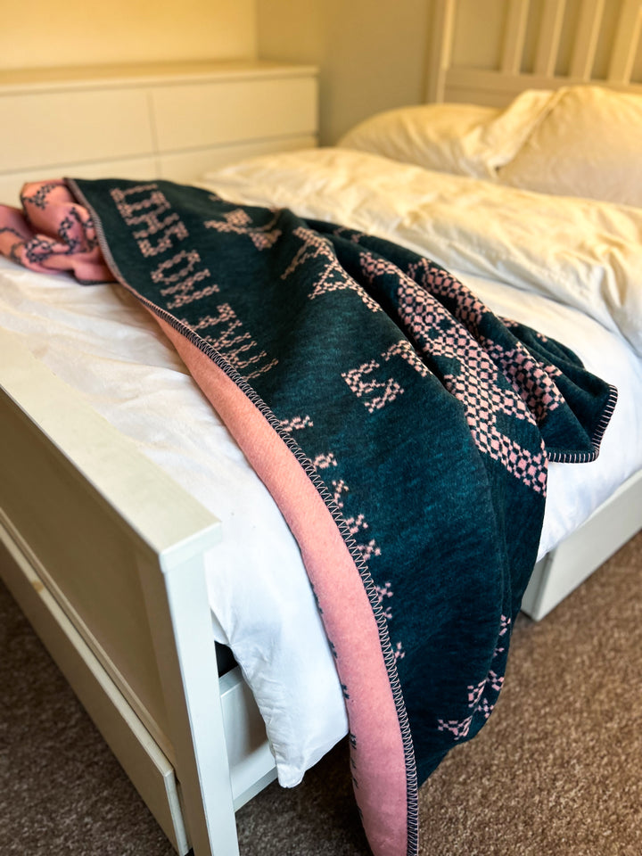 Feminist Cross Stitch Inspired Blanket