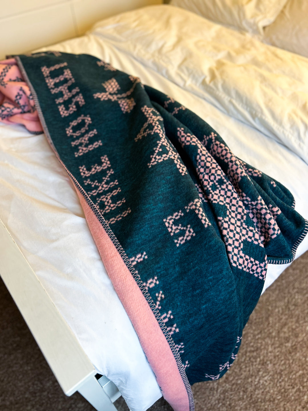 Feminist Cross Stitch Inspired Blanket