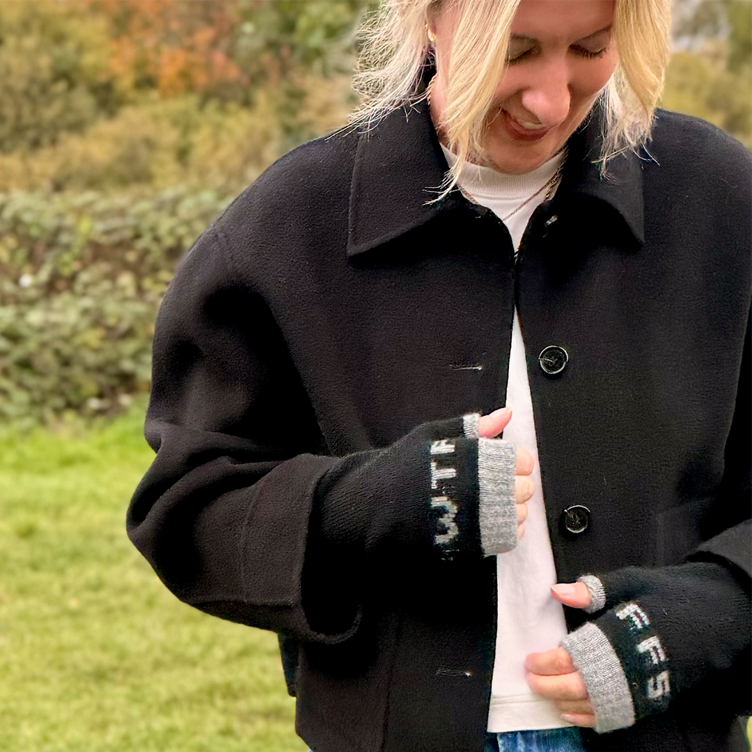 Kate Hiscox X Black & Beech Cashmere Mittens