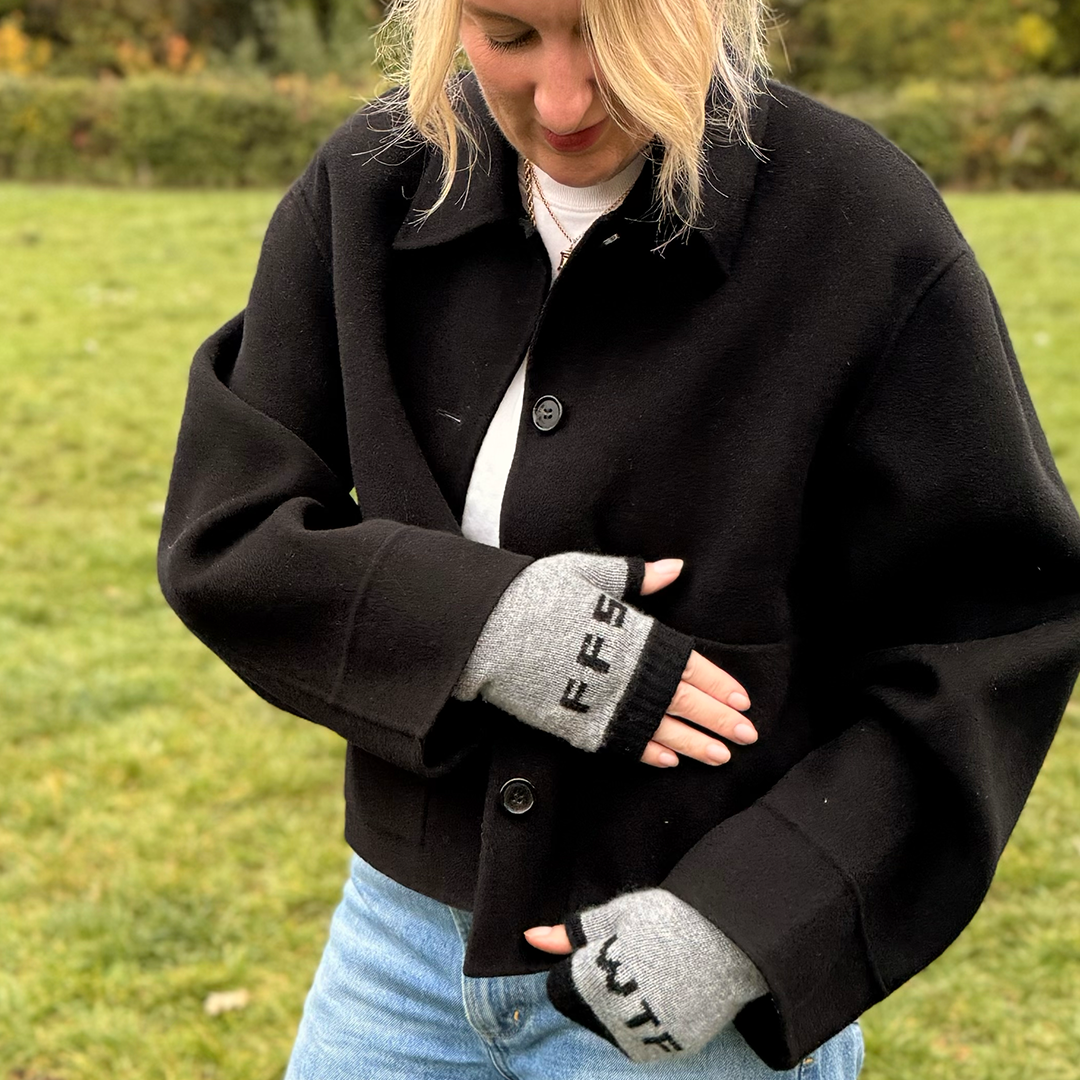 Kate Hiscox X Black & Beech Cashmere Mittens