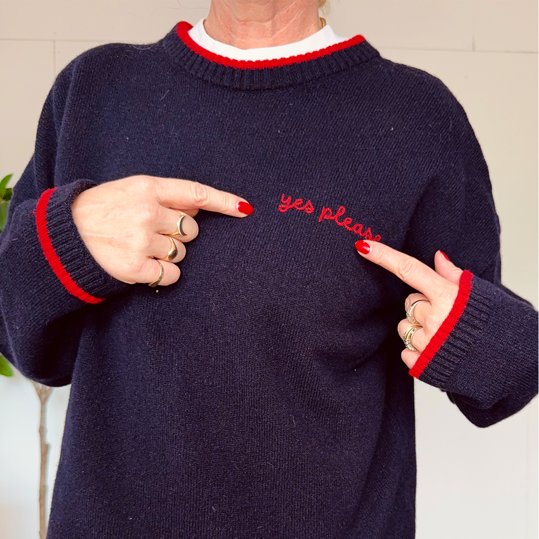 Kate Hiscox X Black & Beech Yes No Jumper