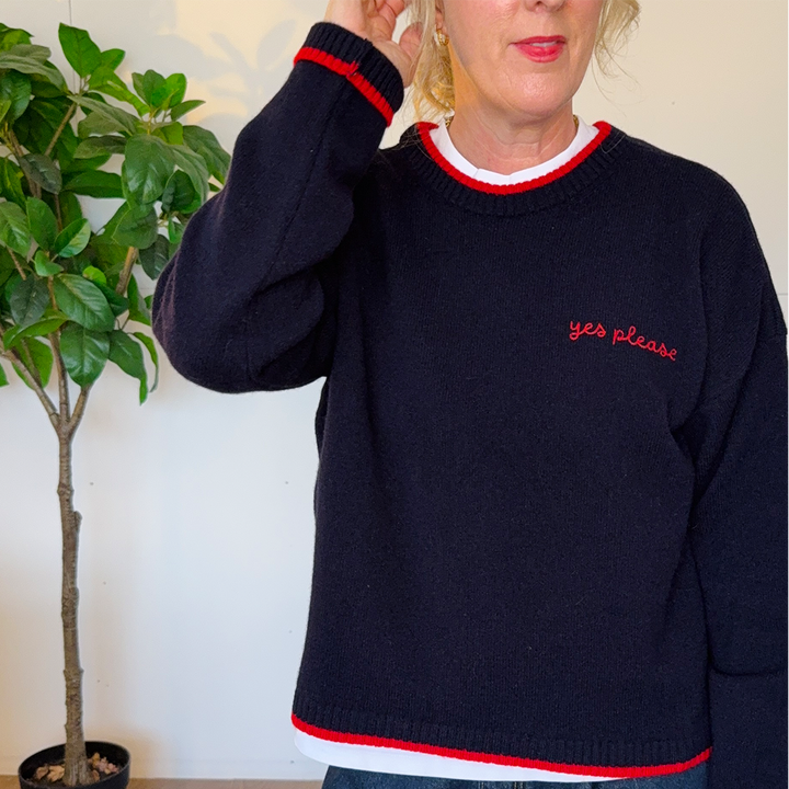 Kate Hiscox X Black & Beech Yes No Jumper