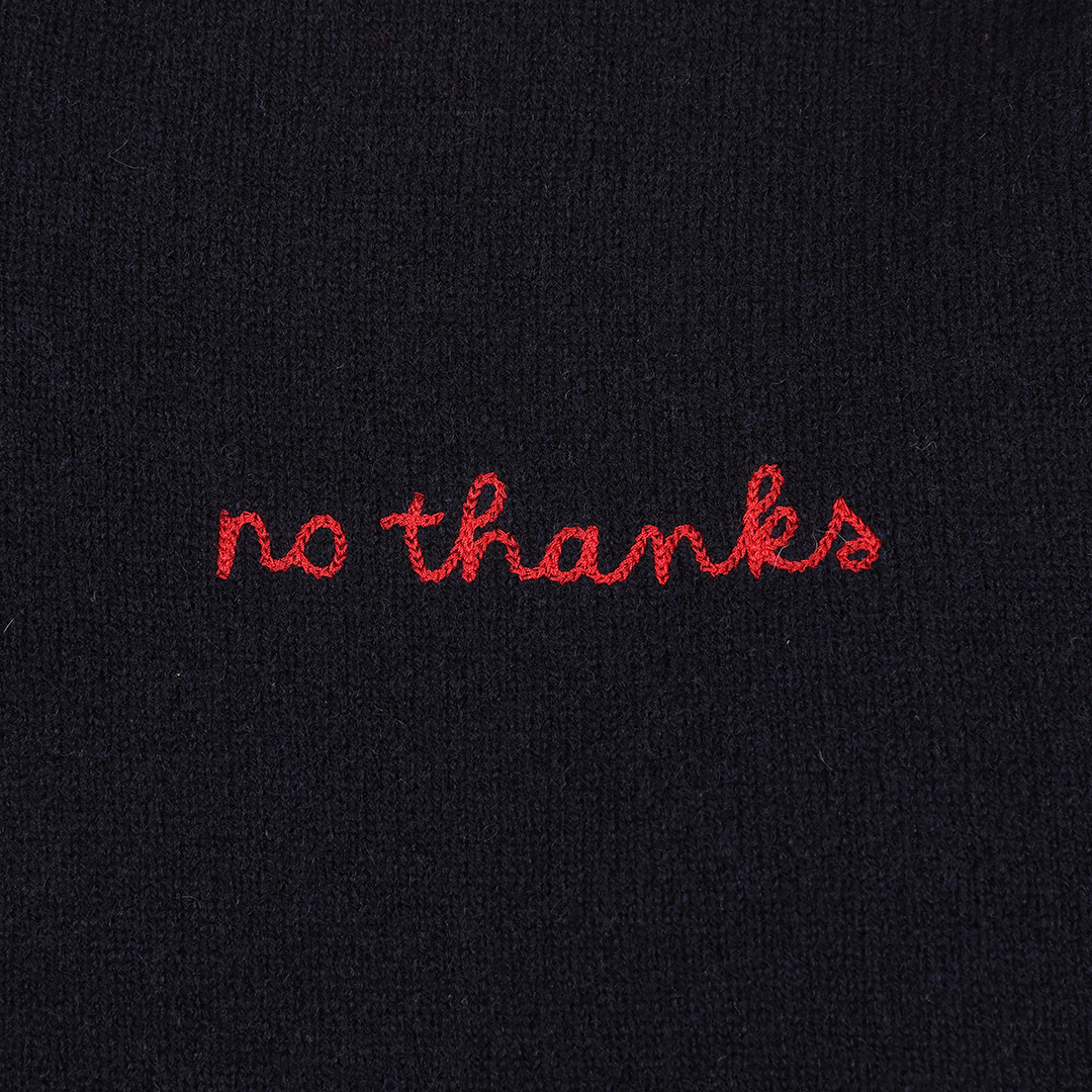 Kate Hiscox X Black & Beech Yes No Jumper