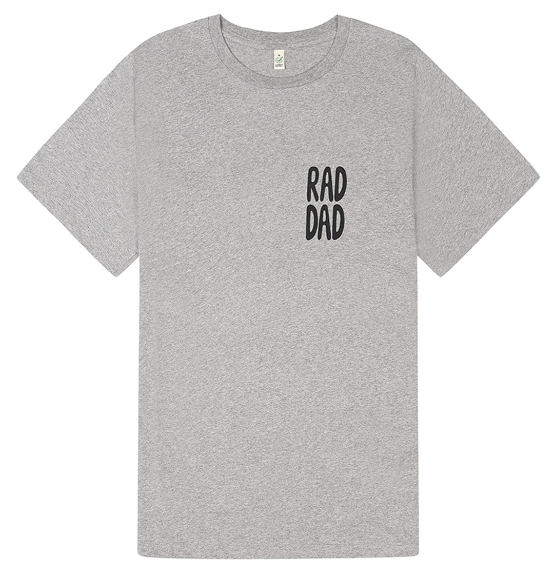 Rad Dad Coffee T-shirt in Grey Melange Bundle - Black &amp; BeechS