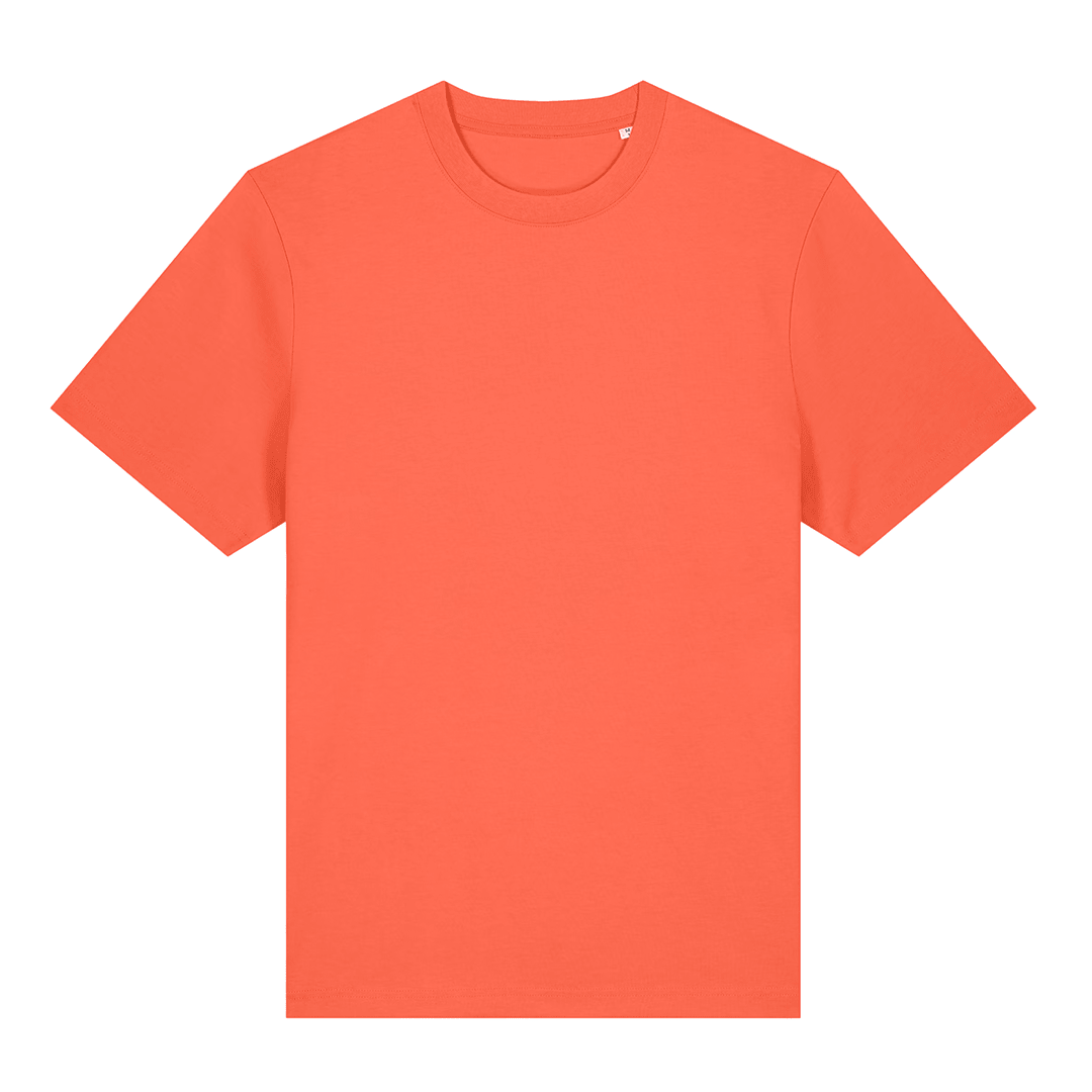 Wild Embroidered T-shirt - PREORDER - Black &amp; BeechNavy with Orange Thread