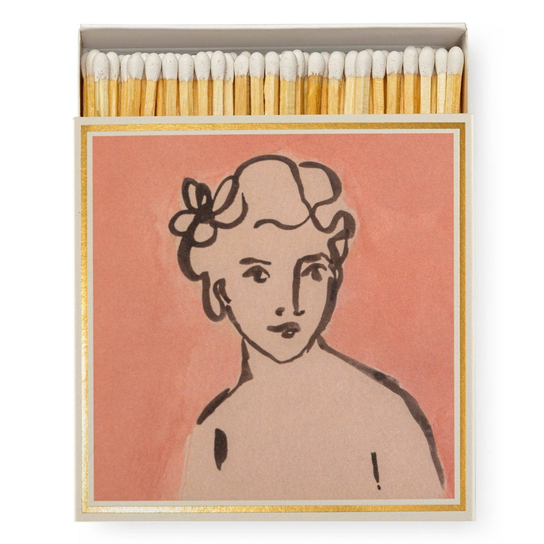 Divine | Square - Safety Matches - Black & Beech
