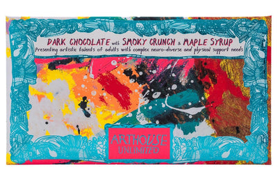 Adventurous, Dark Chocolate with Smoky Crunch and Maple Syrup Chocolate Arthouse Unlimited