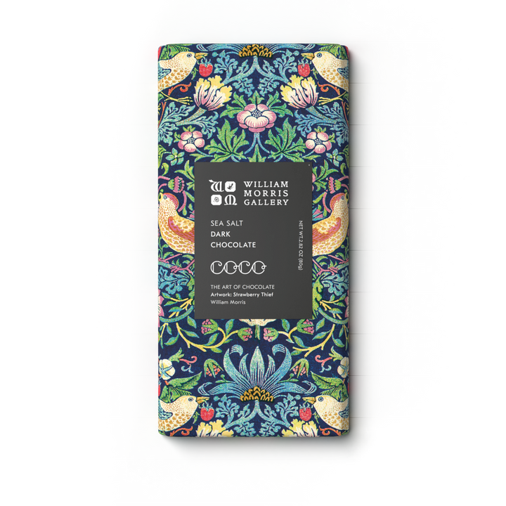 PREORDER - Sea Salt Dark Chocolate William Morris Limited Edition