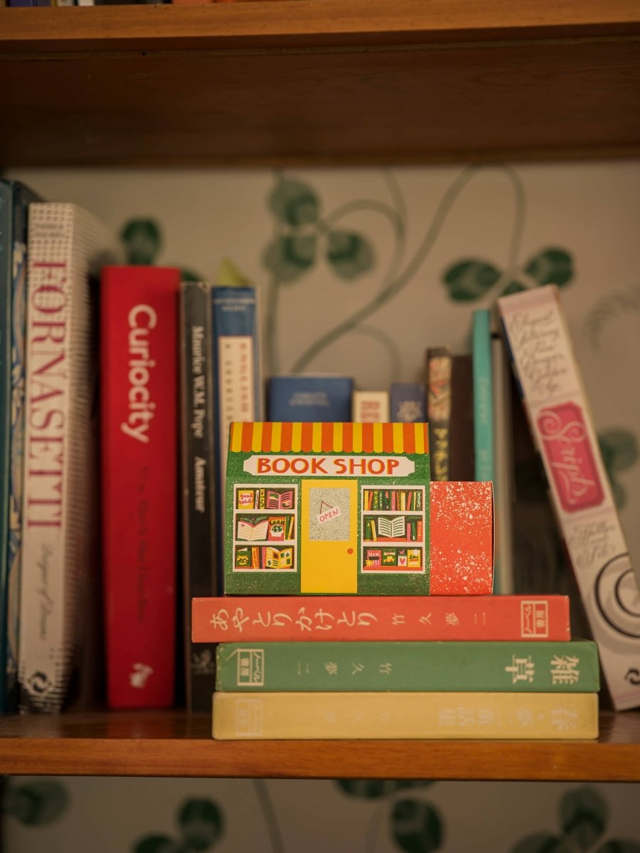 The Bookshop | House Matchboxes - Black &amp; Beech