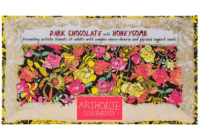 Bee Free, Dark Chocolate with Honeycomb Chocolate Arthouse Unlimited
