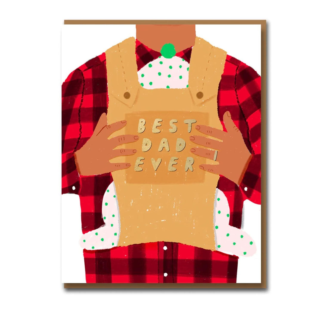 Best Dad Ever Card Greeting & Note Cards Black & Beech