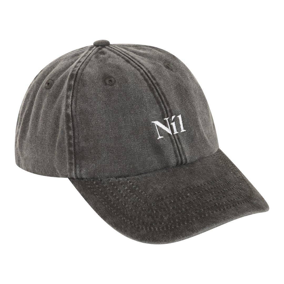 Níl Baseball Cap - Black &amp; BeechStonewash Black