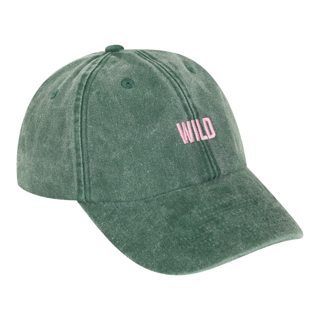 Wild Baseball Cap - Black & BeechPink