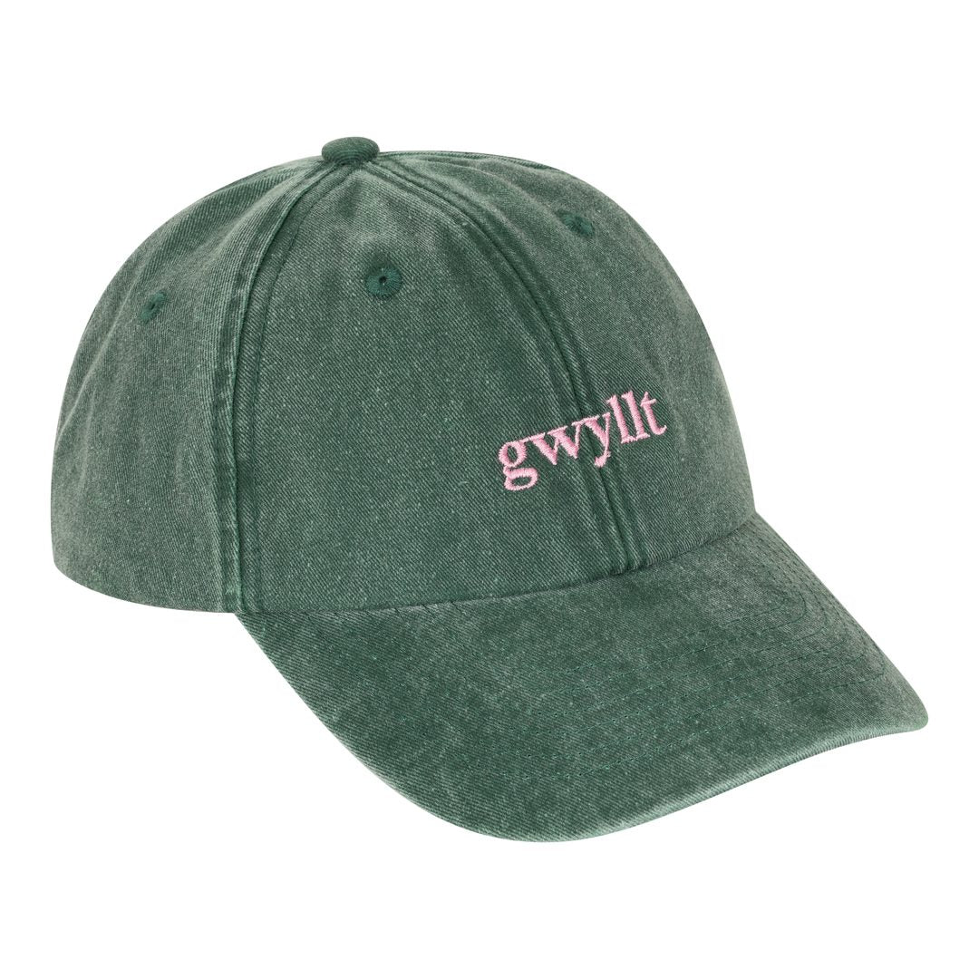 Gwyllt Baseball Cap - Black &amp; BeechLight Blue