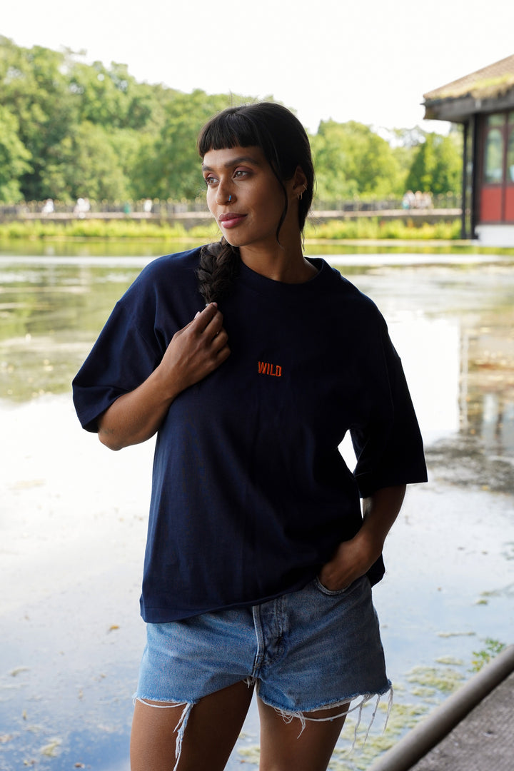 Wild Embroidered T-shirt - PREORDER