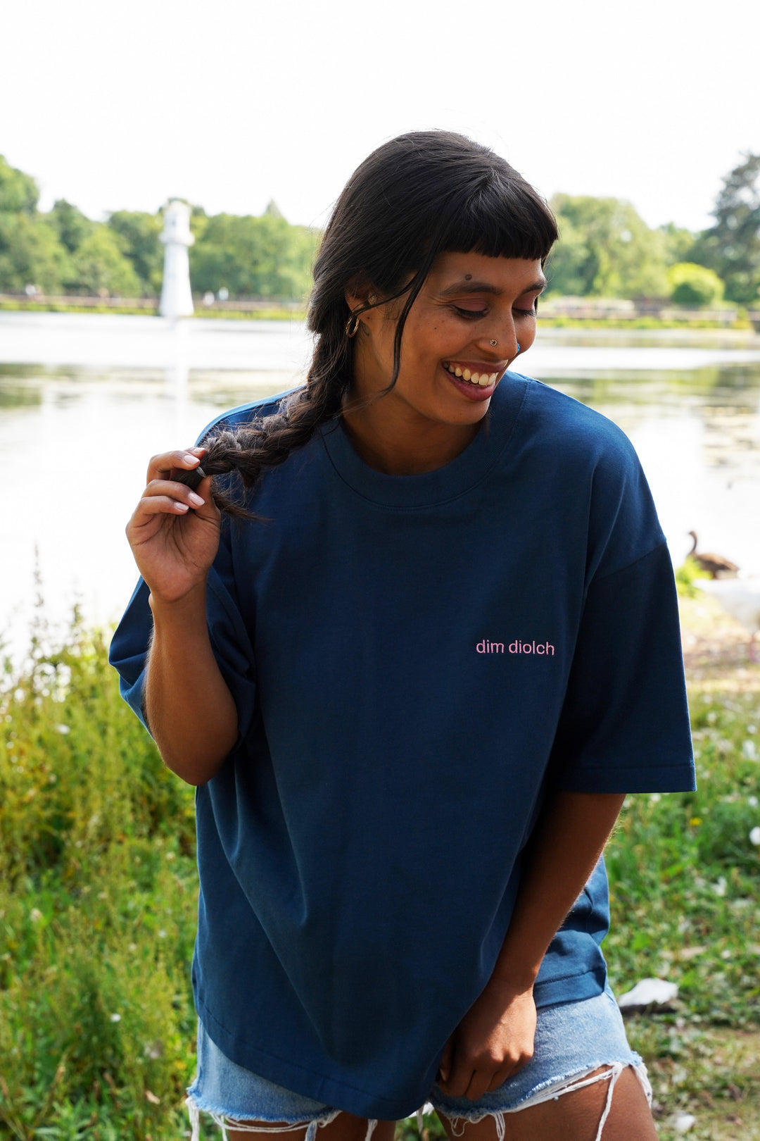 Dim Diolch Embroidered T-shirt - PREORDER