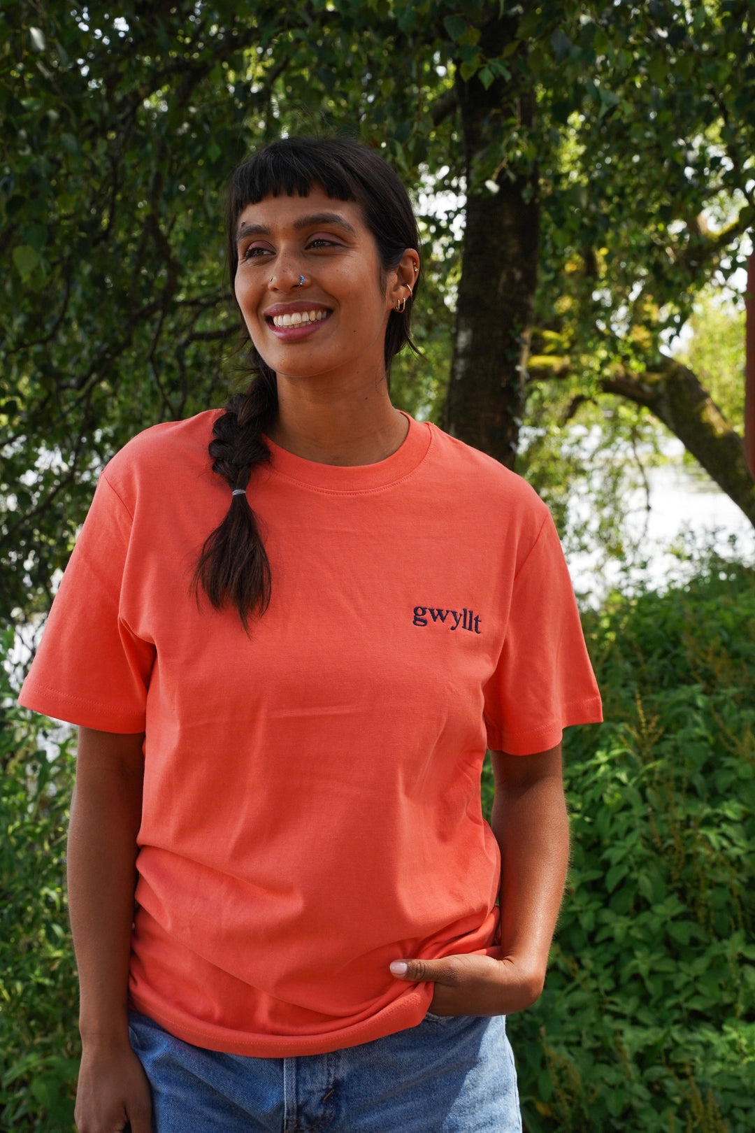 Gwyllt Embroidered T-shirt - PREORDER