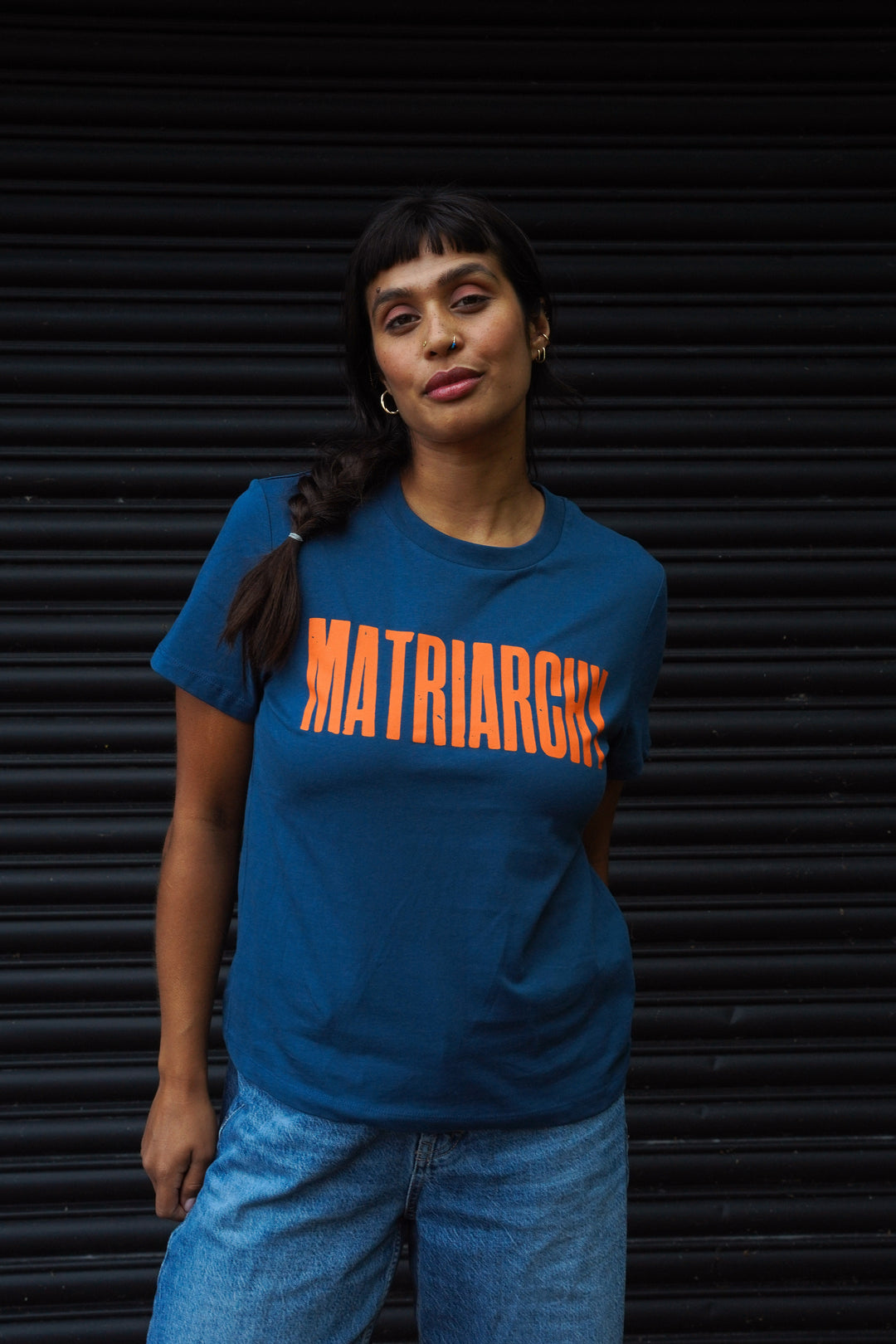 Embrace Matriarchy T-Shirt in Deep Teal
