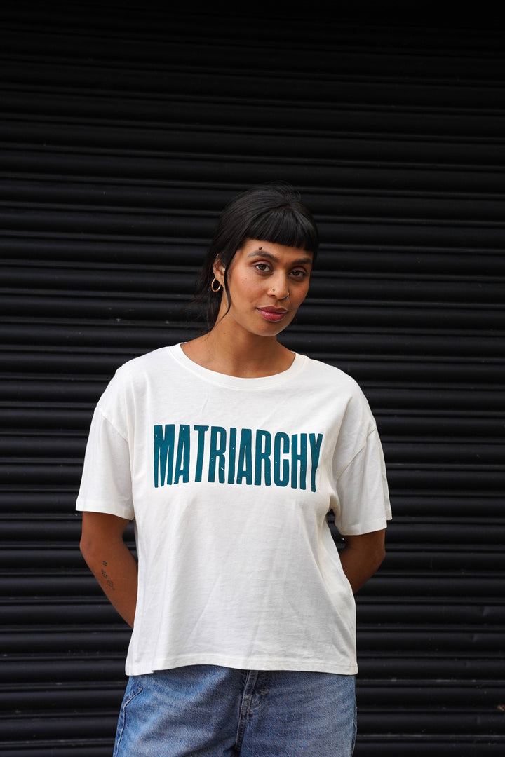Embrace Matriarchy T-Shirt in Cream