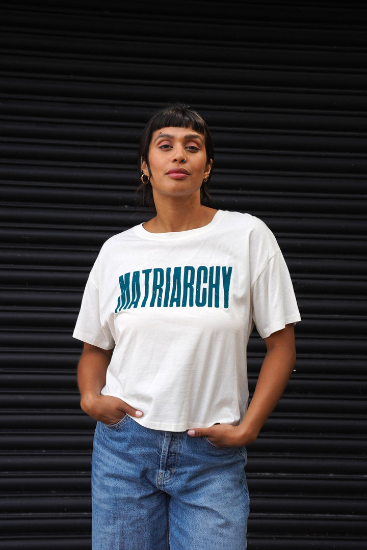 Embrace Matriarchy T-Shirt in Cream