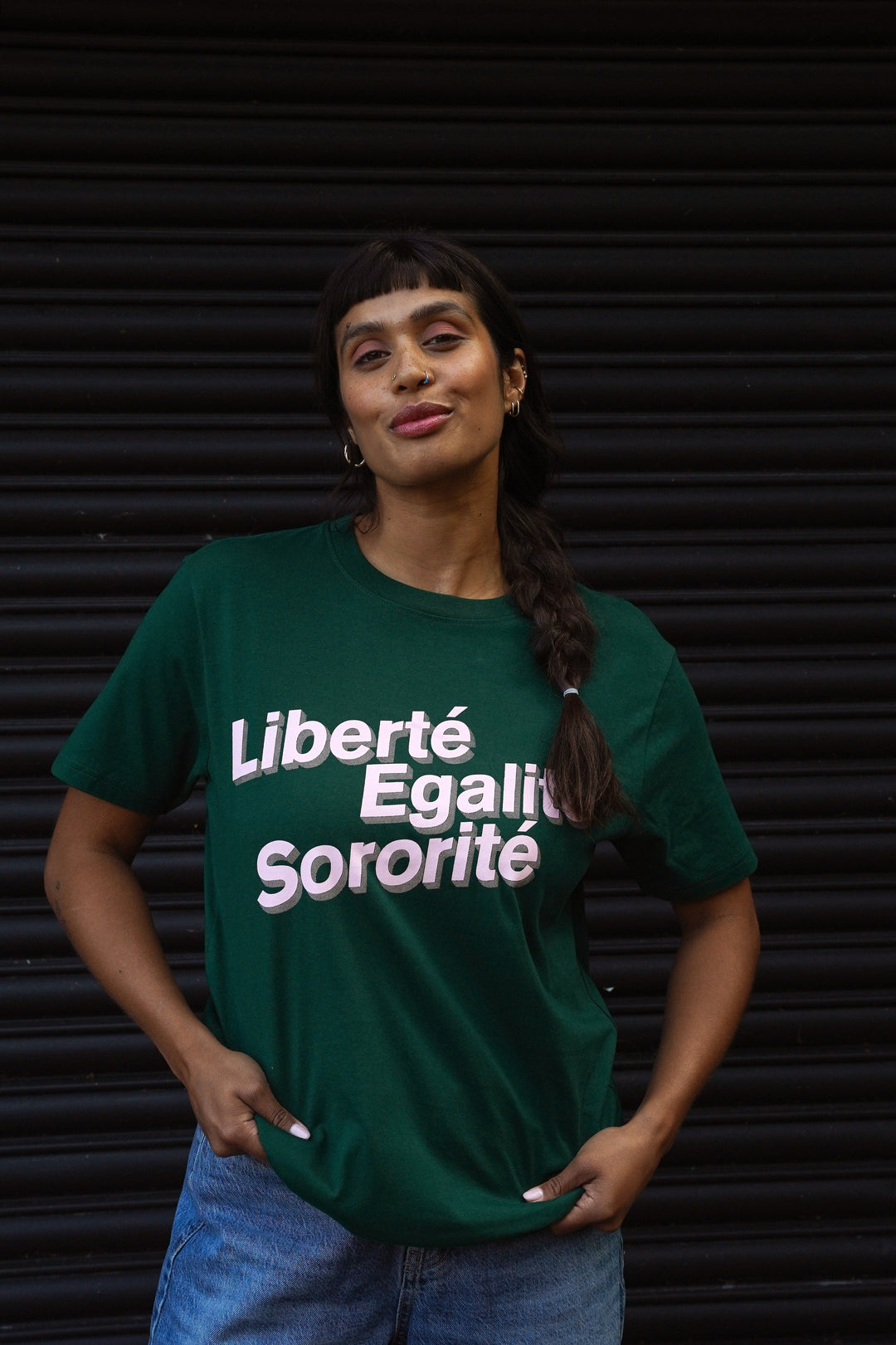 Liberté, Egalité, Sororité® Forest Green T-Shirt