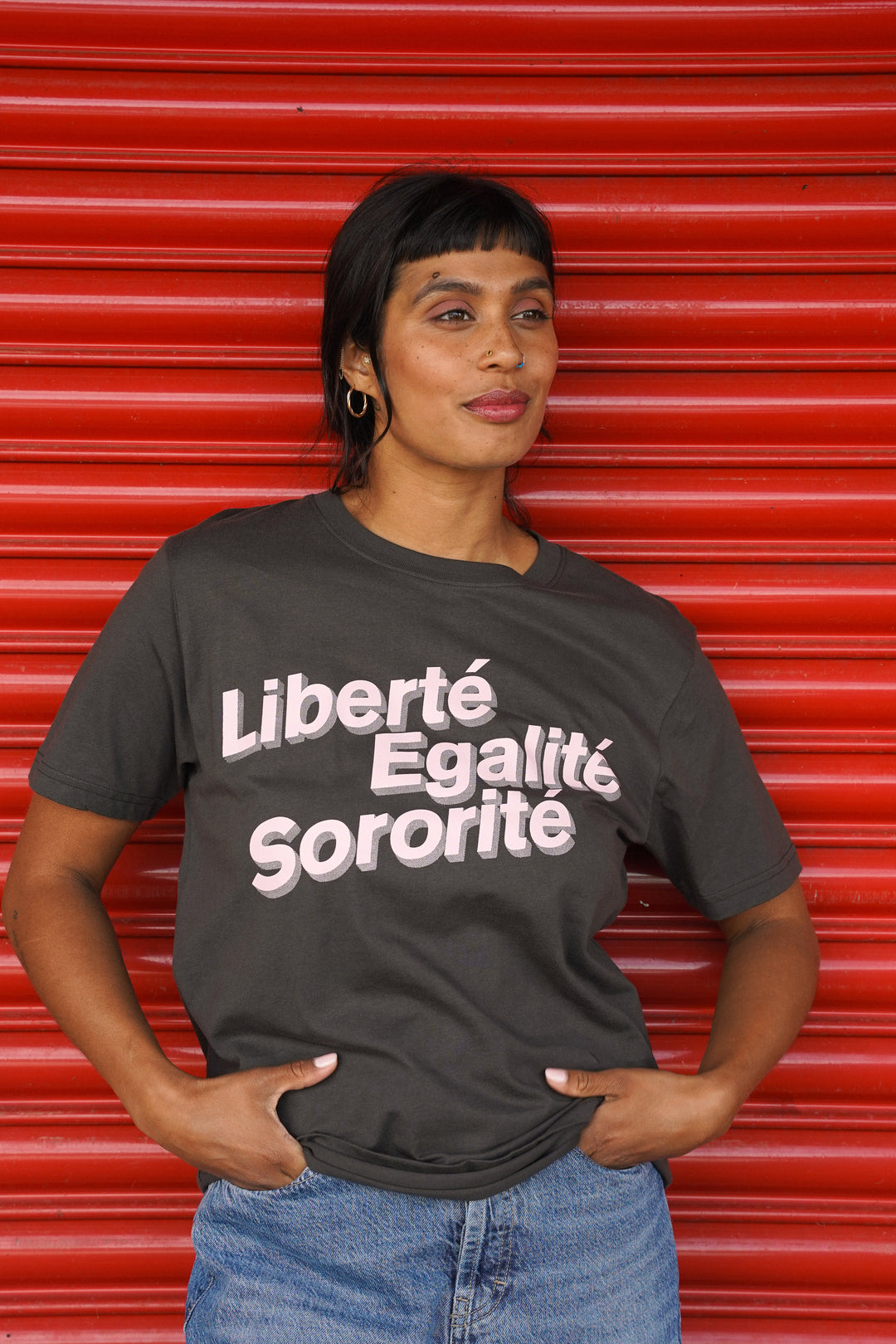 Liberté, Egalité, Sororité® Charcoal T-Shirt