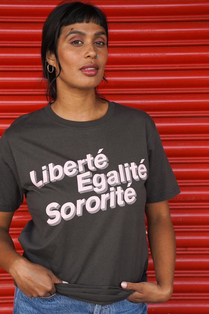 Liberté, Egalité, Sororité® Charcoal T-Shirt