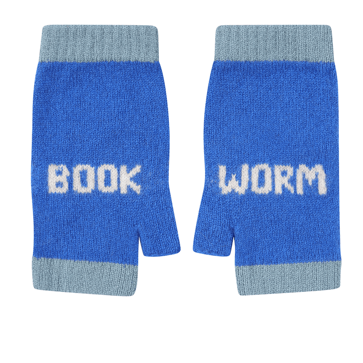 Book Worm Mittens in Klein & Linen Gloves & Mittens Black & Beech