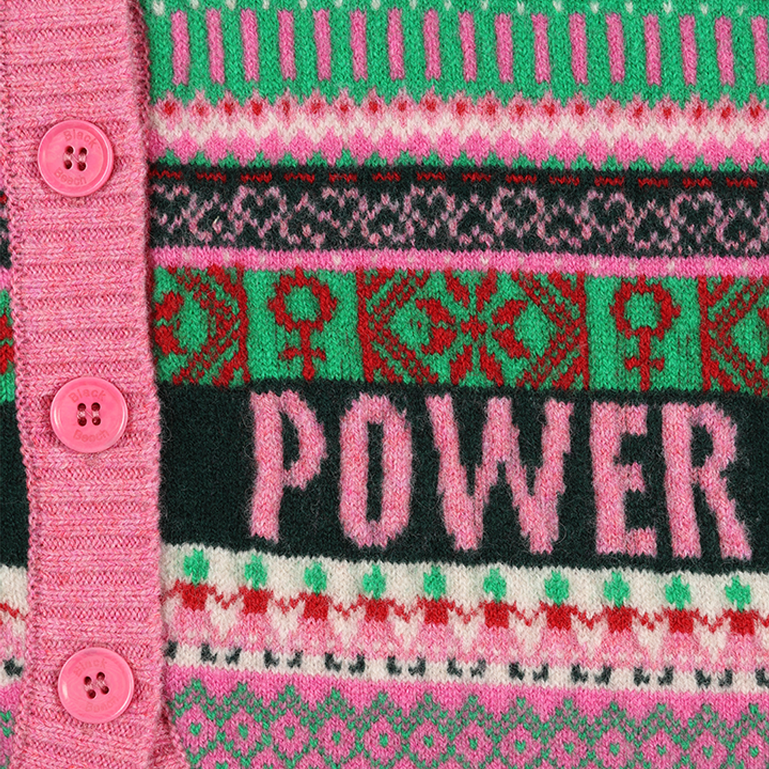 *PRE ORDER* Fairisle Lambswool Waistcoat in Bubblegum