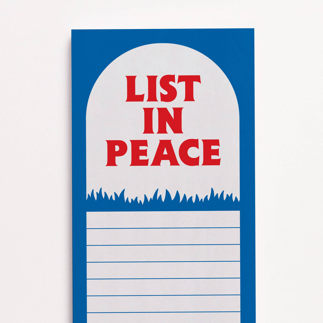 List In Peace Note Pad