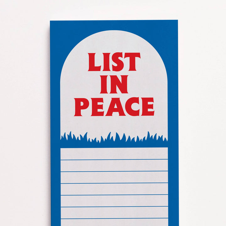 List In Peace Note Pad