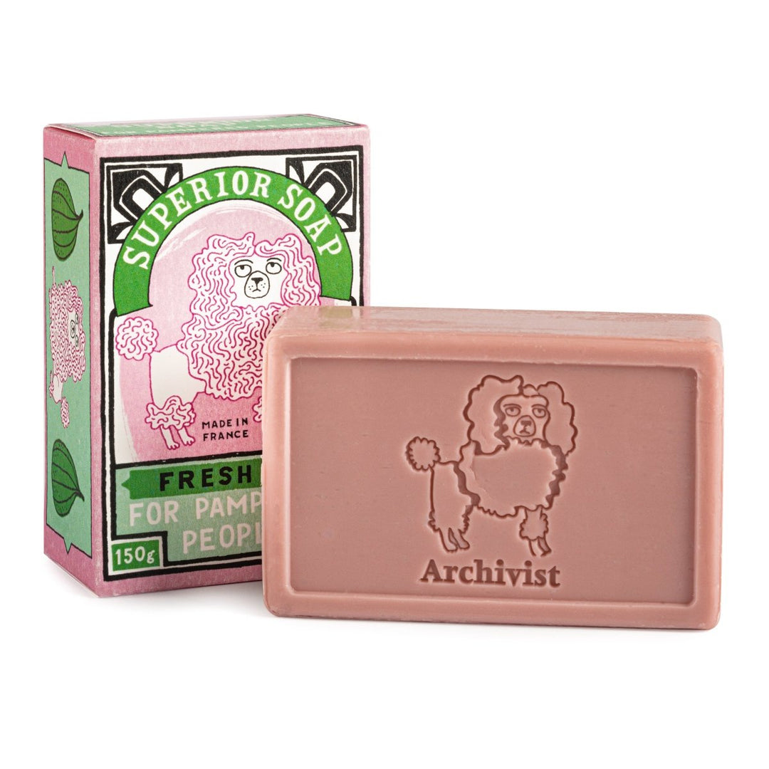 Fig Poodle | Hand Soap Bar - Black & Beech