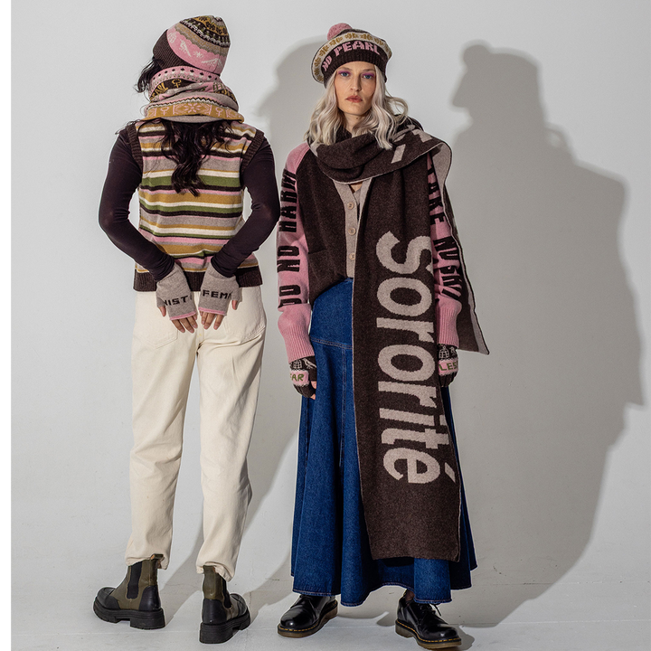 *PRE ORDER* Fairisle Lambswool Waistcoat in Cocoa