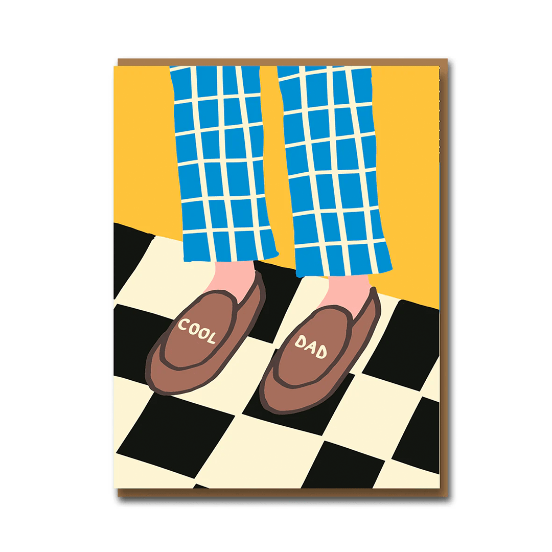 Cool Dad Greeting Card Greeting & Note Cards Black & Beech