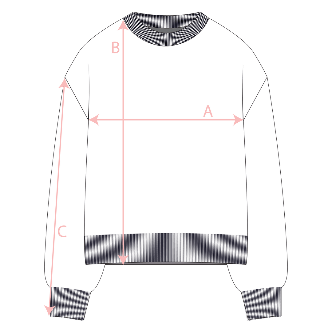 Cross Stitch Jumper in Olive Green Marl - Pre Order Jumper Black & Beech