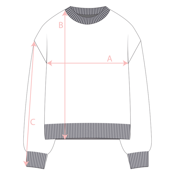 Cross Stitch Jumper in Olive Green Marl - Pre Order Jumper Black & Beech