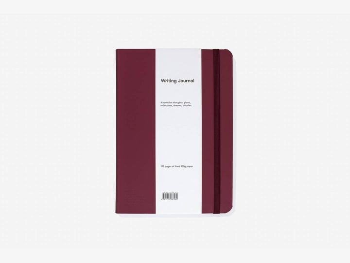 Burgundy Writing Journal, Writing Prompt Guide (new)