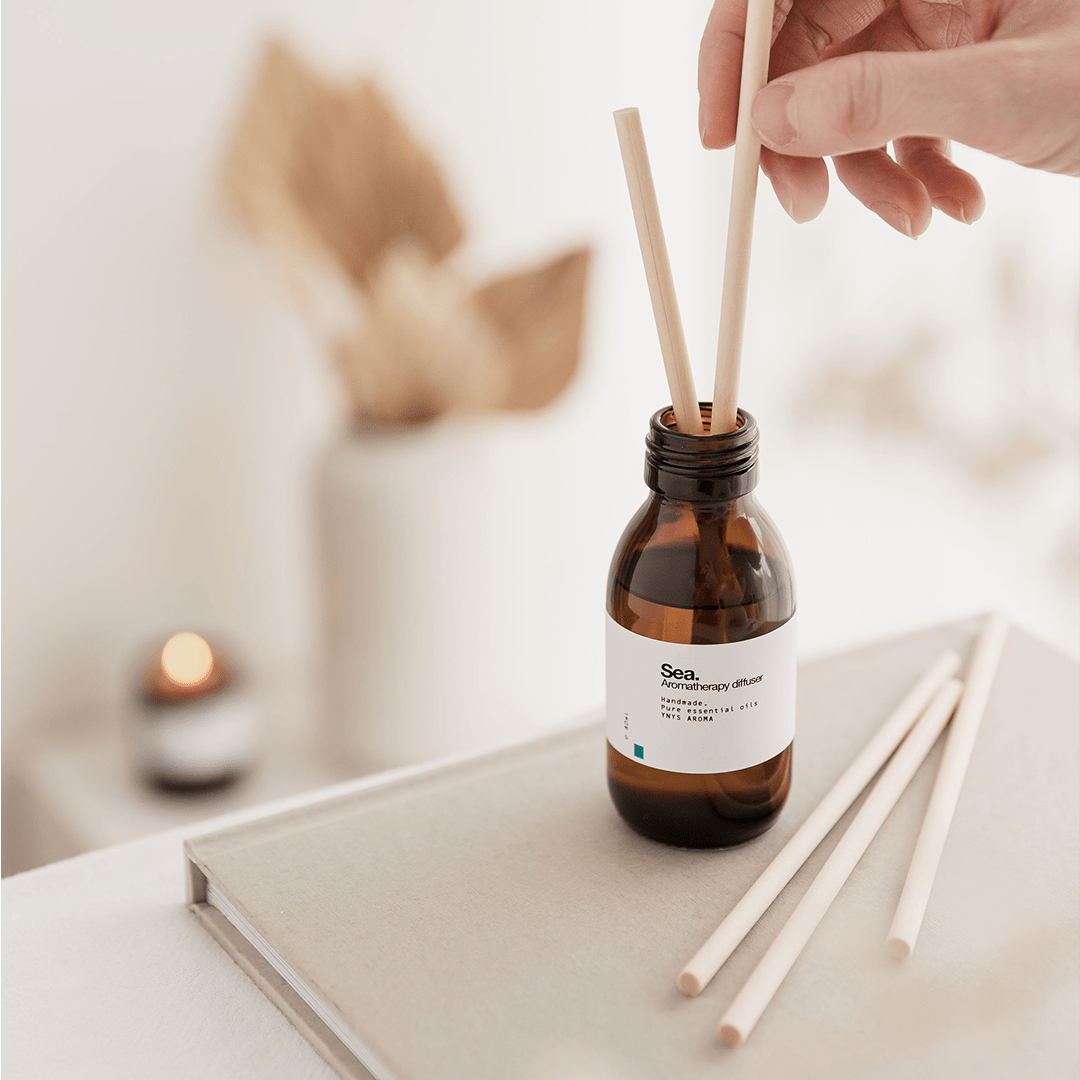 Aromatherapy Reed Diffuser - Sea - Black & Beech