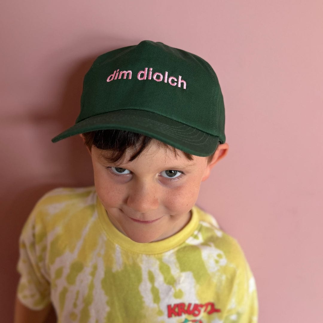 Dim Diolch Kids Baseball Cap baseball cap Black & Beech