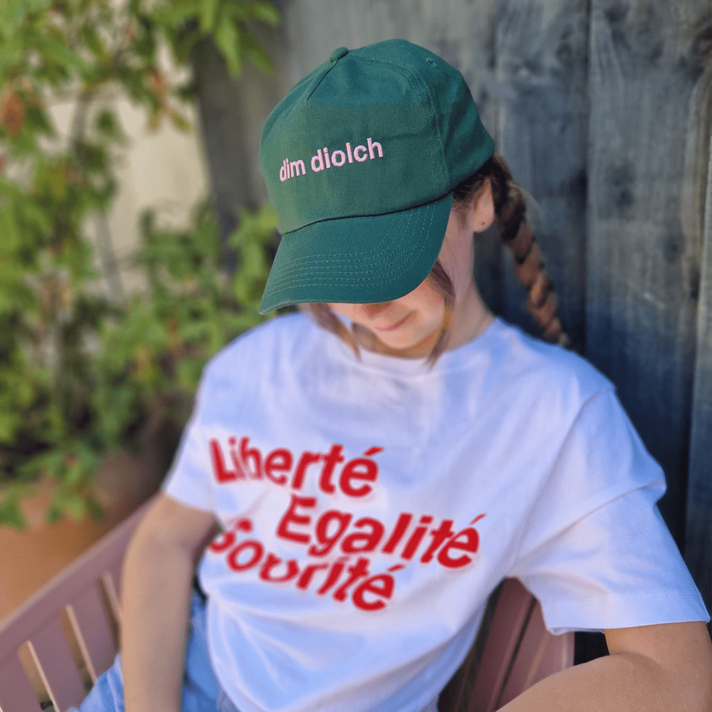 Dim Diolch Kids Baseball Cap baseball cap Black & Beech