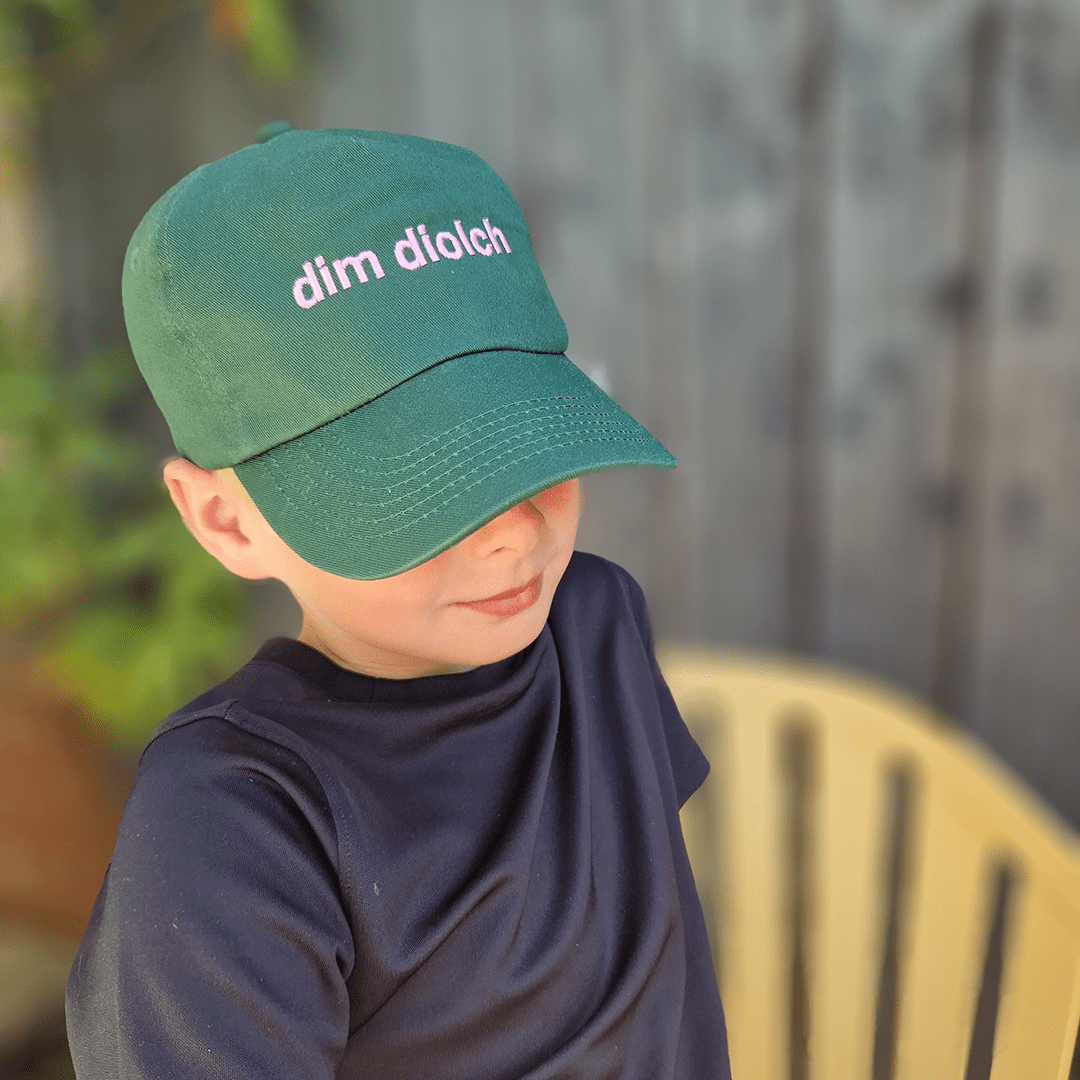 Dim Diolch Kids Baseball Cap baseball cap Black & Beech